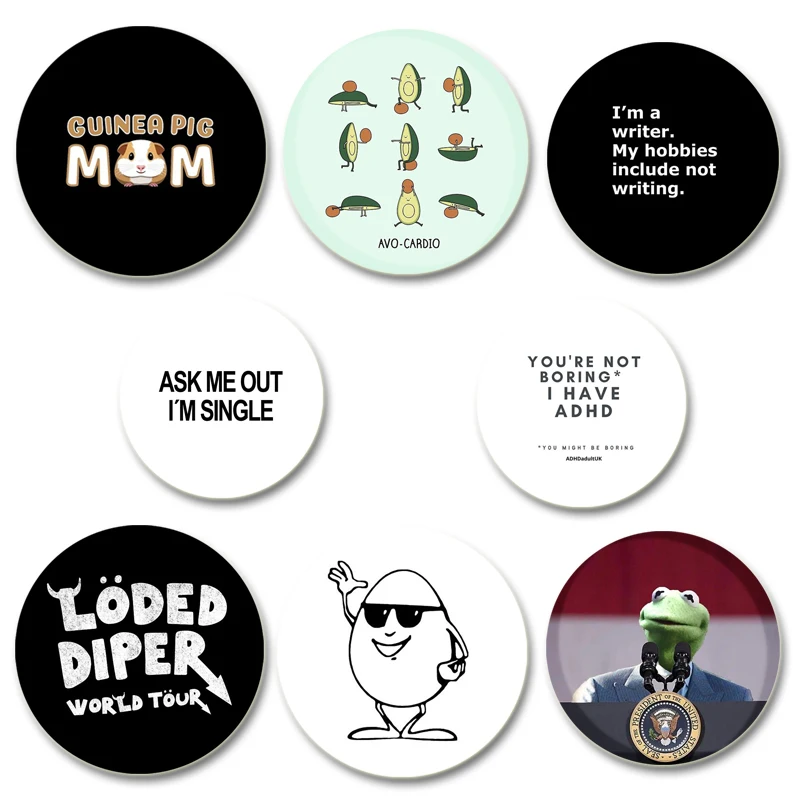 Funny Skull Little Fella Autism Quote Loded Diper Pins Cartoon Handmade Brooches Breastpin for Backpack Clothes Gifts Badge
Funny Skull Little Fella Autism Quote Loded Diper Pins Cartoon Handmade Brooches Breastpin for Backpack Clothes Gifts Badge