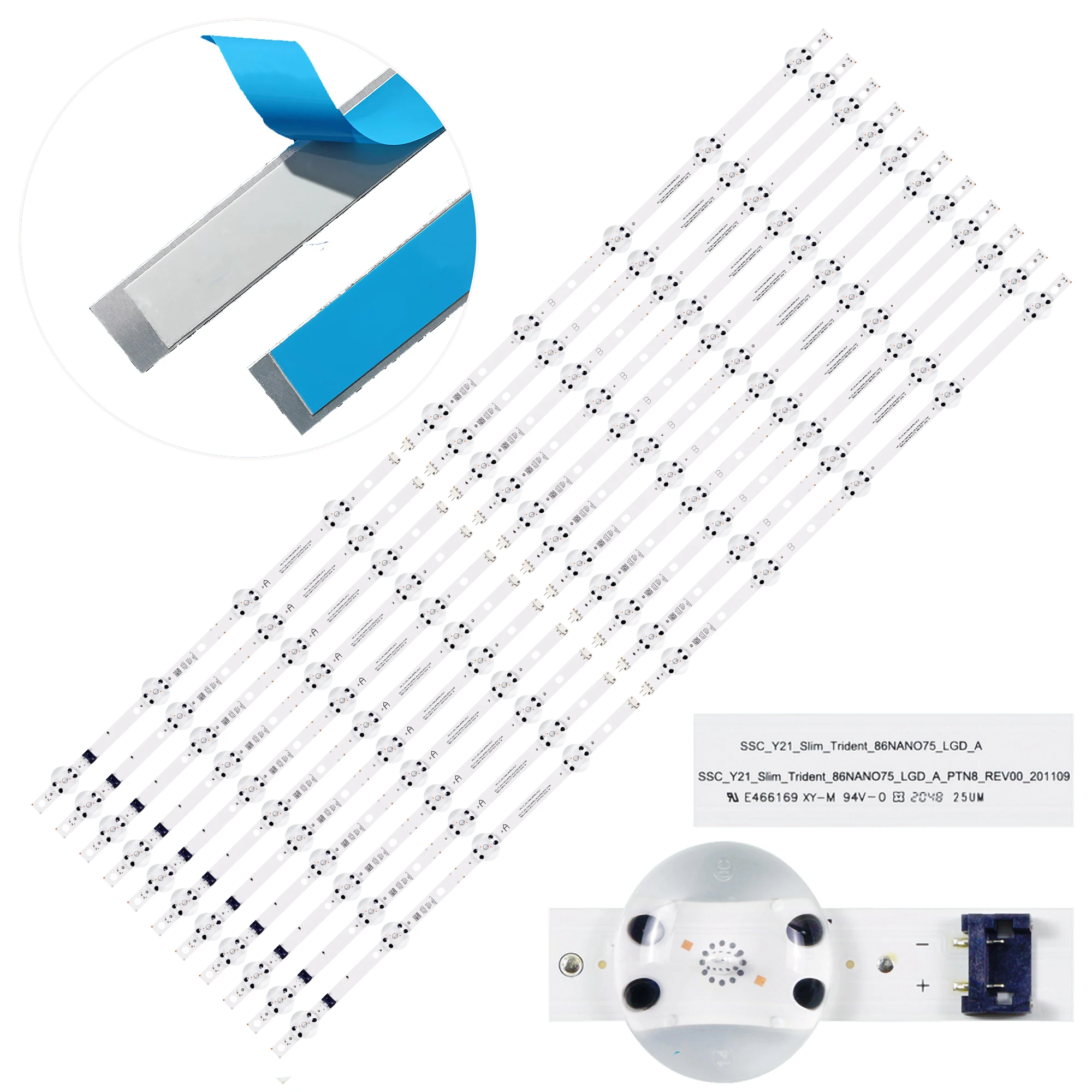 LED BackLight Strip For 86UP80003LA 86UP80006LR 86UP81009LR 86NANO80TSA SSC_Y21_Slim_Trident_86NANO75_LGD_A B
LED BackLight Strip For 86UP80003LA 86UP80006LR 86UP81009LR 86NANO80TSA SSC_Y21_Slim_Trident_86NANO75_LGD_A B