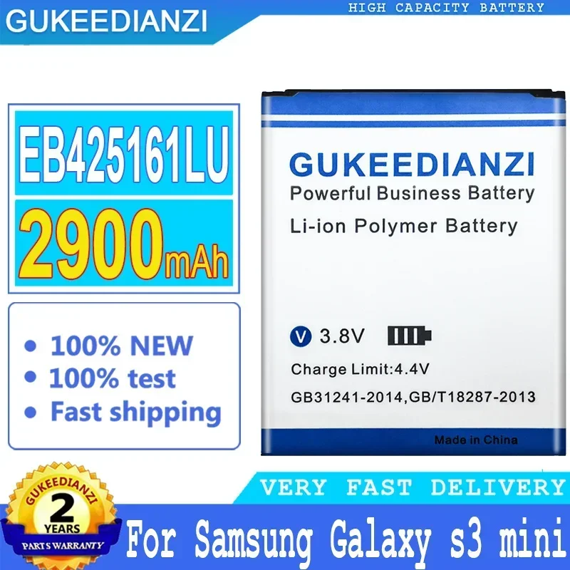 High Capacity Mobile Phone Batteries 2900mAh For Samsung Galaxy s3 mini i8190 i699 Ace 2 i8160 S7562 S7562I s3mini Ace2 Battery
High Capacity Mobile Phone Batteries 2900mAh For Samsung Galaxy s3 mini i8190 i699 Ace 2 i8160 S7562 S7562I s3mini Ace2 Battery