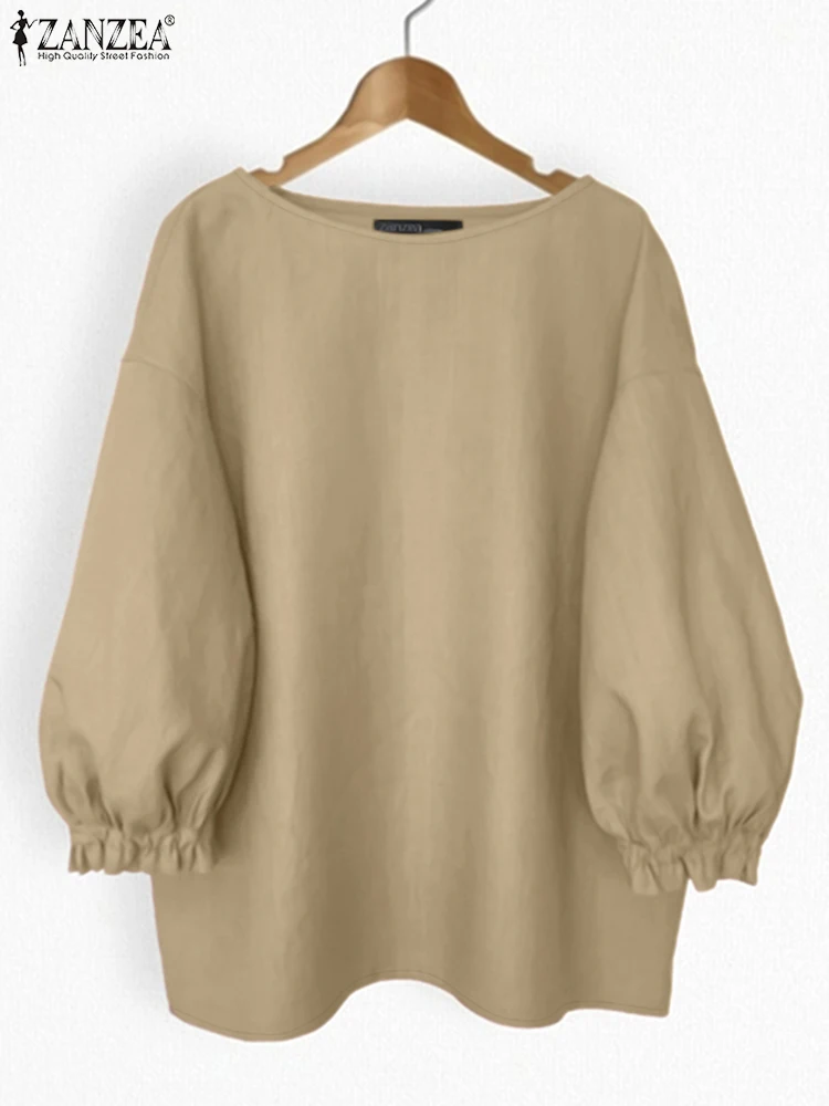 2025 ZANZEA Fashion Women Long Lantern Sleeve Blouse Autumn Solid Work Shirts Casual O Neck Loose Blusas Female Tunic Tops Mujer
2025 ZANZEA Fashion Women Long Lantern Sleeve Blouse Autumn Solid Work Shirts Casual O Neck Loose Blusas Female Tunic Tops Mujer