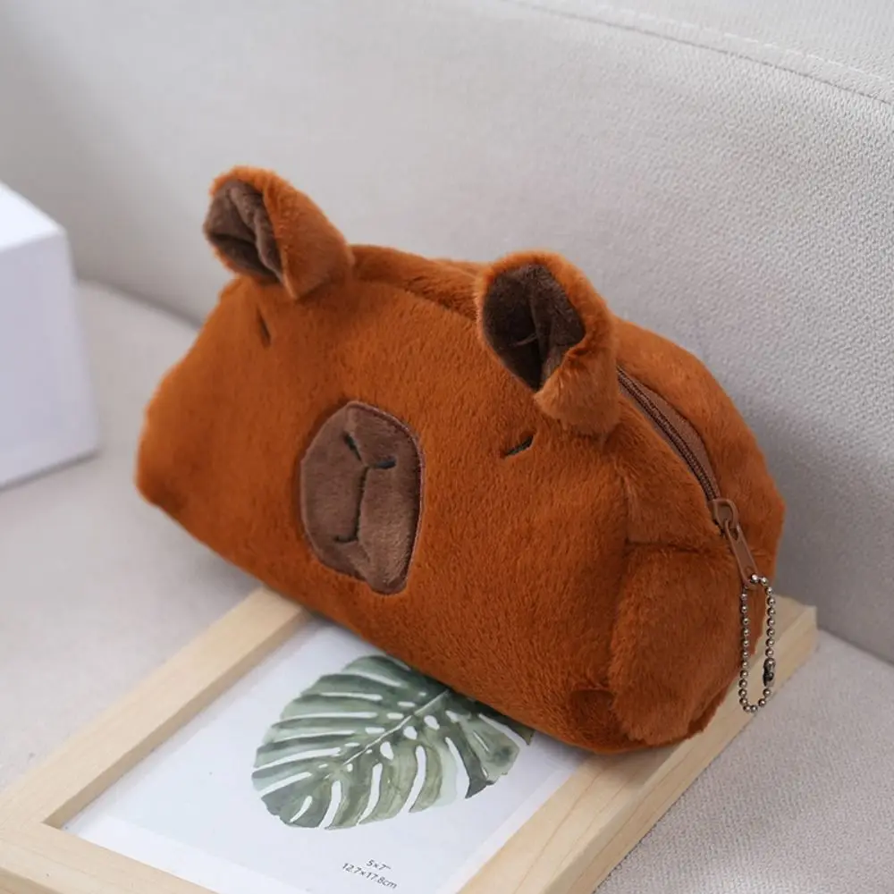 Large Capacity Capybara Plush Pen Bag Zipper Soft Capybara Plush Pencil Case Cute Cartoon Capybara Plush Pencil Pouch Children
Large Capacity Capybara Plush Pen Bag Zipper Soft Capybara Plush Pencil Case Cute Cartoon Capybara Plush Pencil Pouch Children
