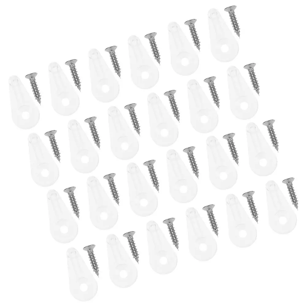 50 Pcs Glass Mirror Buckle Cubicle Hanging Kit Holders for Cabinets Retainer Strip Door Clips Doors
50 Pcs Glass Mirror Buckle Cubicle Hanging Kit Holders for Cabinets Retainer Strip Door Clips Doors