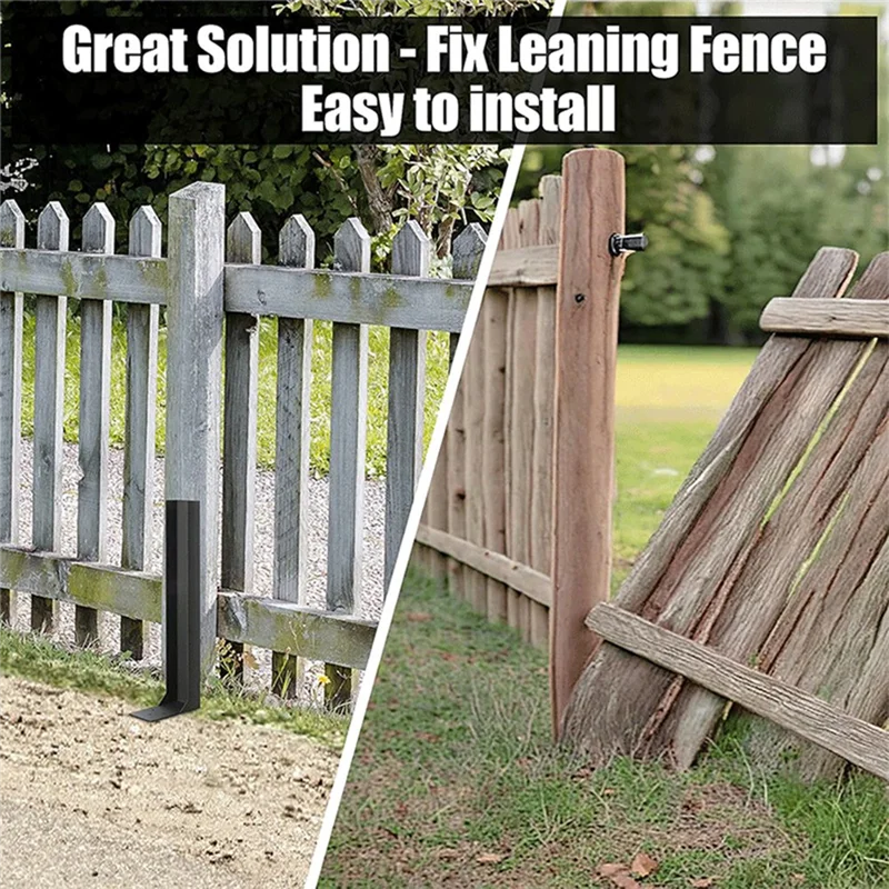 ABUL-Heavy Duty Steel Fence Post Repair Kit, Fence Post Stakes Anchor Ground Spike For Repairing Wooden Fence Post
ABUL-Heavy Duty Steel Fence Post Repair Kit, Fence Post Stakes Anchor Ground Spike For Repairing Wooden Fence Post