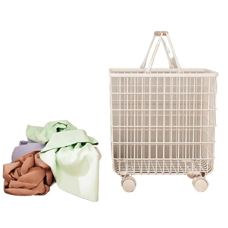 Household Dirty Clothes Storage Basket With Wheels Bathroom Movable Bucket Waterproof And Moisture-proof Storage Baskets
Household Dirty Clothes Storage Basket With Wheels Bathroom Movable Bucket Waterproof And Moisture-proof Storage Baskets