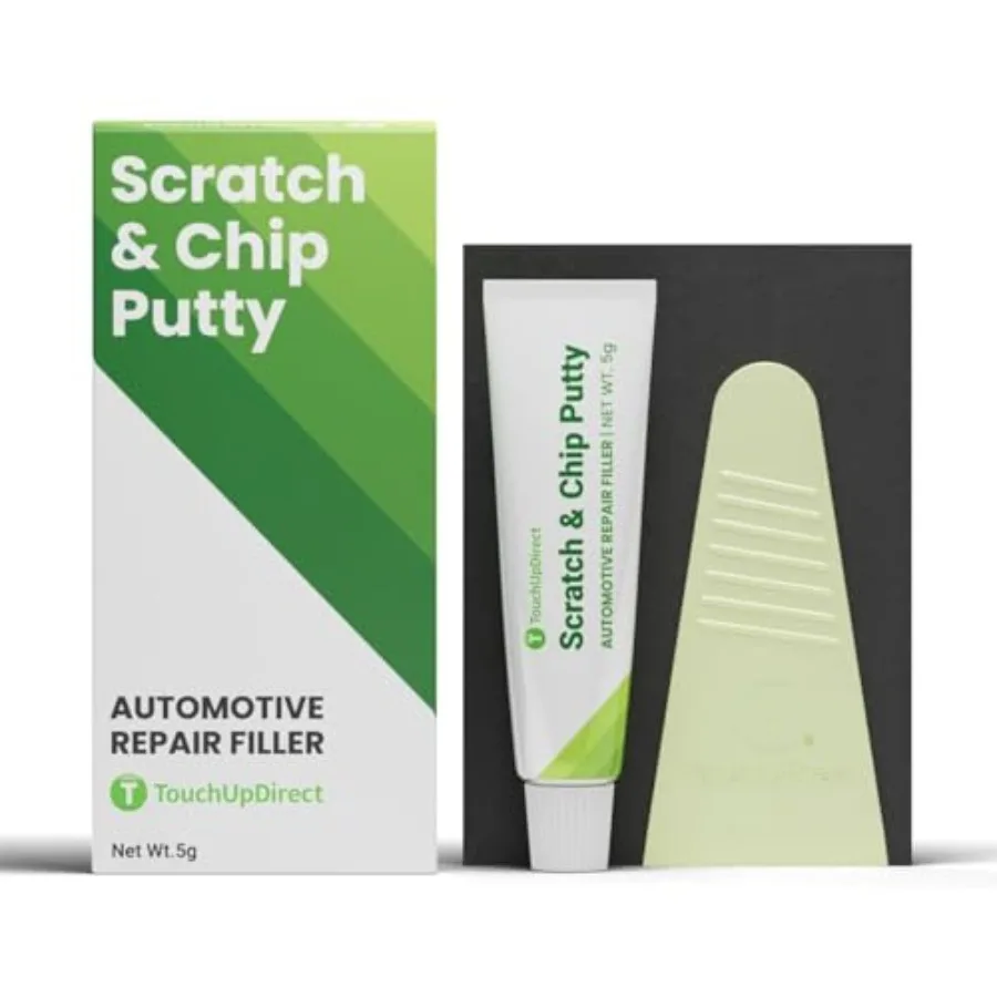 Scratch and Chip Putty - Ready-Mixed 5g Automotive Body Filler Kit for Deep Scratches and Gouges, Complete Chip Repair Kit with