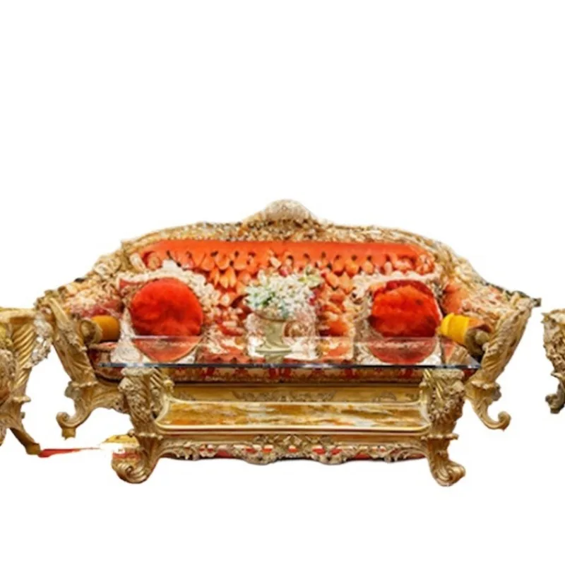 Carved sofa, French villa, living room, fabric sofa, royal luxury combination sofa
Carved sofa, French villa, living room, fabric sofa, royal luxury combination sofa