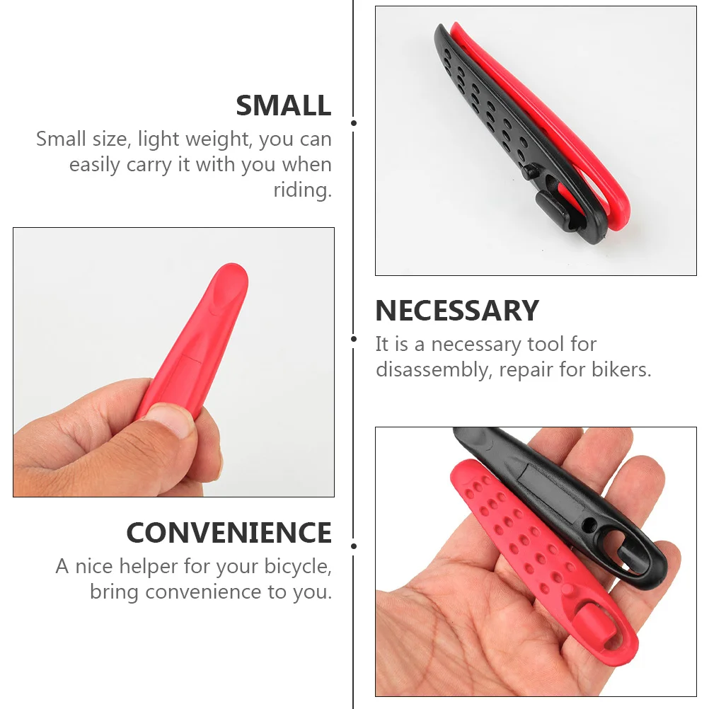 4Pcs Bike Tire Crowbar Durable Plastic Cycling Tyre Opener Lightweight Portable Repair Essentials Bike Tire Lever
4Pcs Bike Tire Crowbar Durable Plastic Cycling Tyre Opener Lightweight Portable Repair Essentials Bike Tire Lever