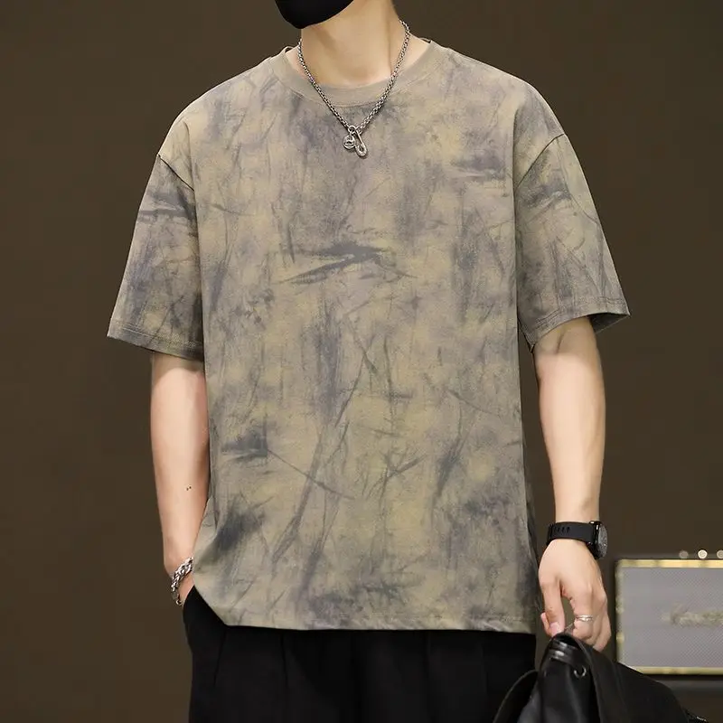 Juspinice Lazy Style Tie-dye T-shirts for Men's Summer O-neck Short Sleeves Loose Casual Oversize Fashionable Lightweight Tees
Juspinice Lazy Style Tie-dye T-shirts for Men's Summer O-neck Short Sleeves Loose Casual Oversize Fashionable Lightweight Tees