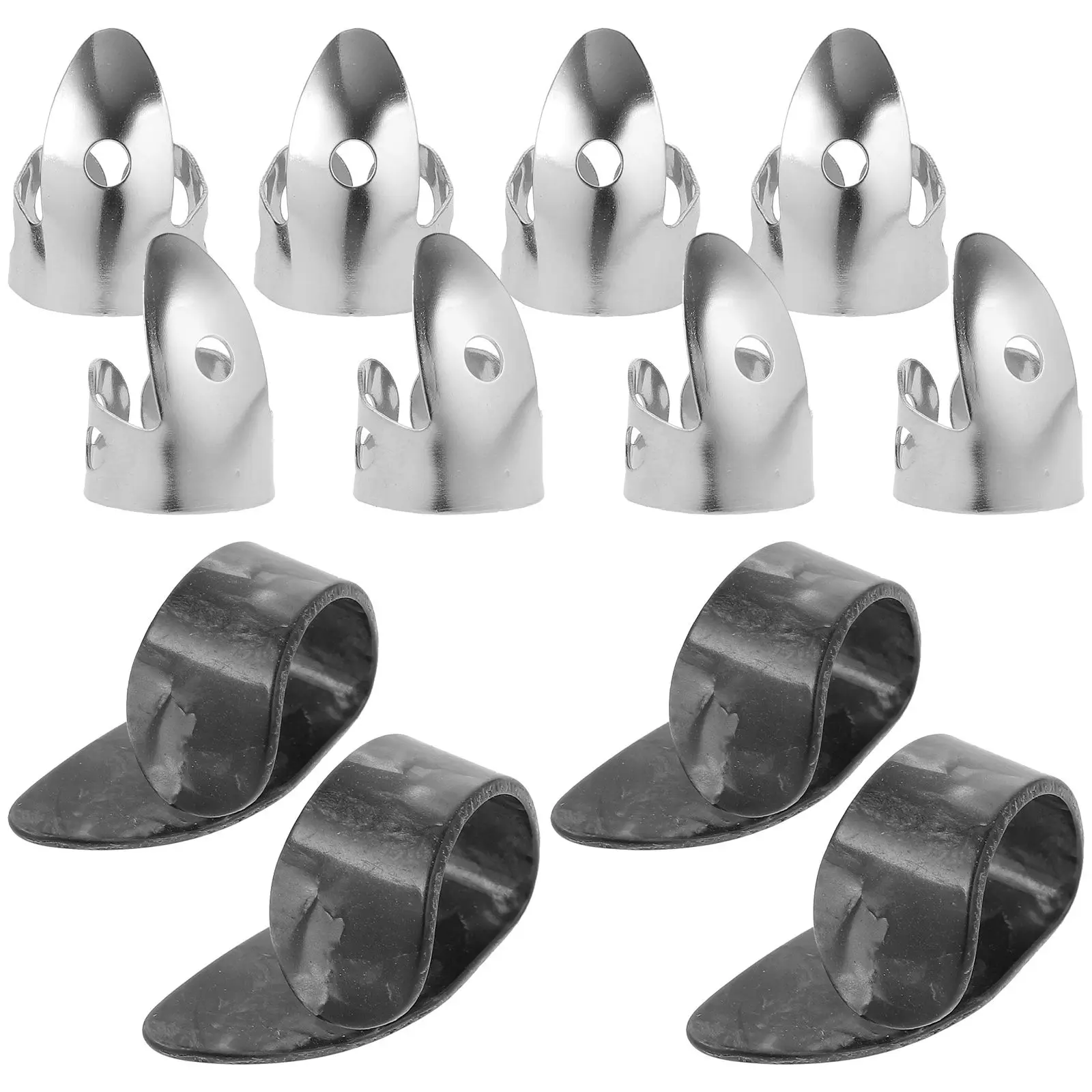 12 Pcs Guitar Picks Thumb Finger Bass Picks for Electric Ukulele White 4 Thumb 8 Finger Silver Practice Stage Protect
12 Pcs Guitar Picks Thumb Finger Bass Picks for Electric Ukulele White 4 Thumb 8 Finger Silver Practice Stage Protect