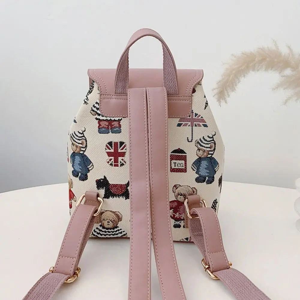 Портативный женский рюкзак из искусственной кожи, большая вместительная милая сумка на плечо на молнии, дорожный рюкзак с изображением медвежонка
Портативный женский рюкзак из искусственной кожи, большая вместительная милая сумка на плечо на молнии, дорожный рюкзак с изображением медвежонка