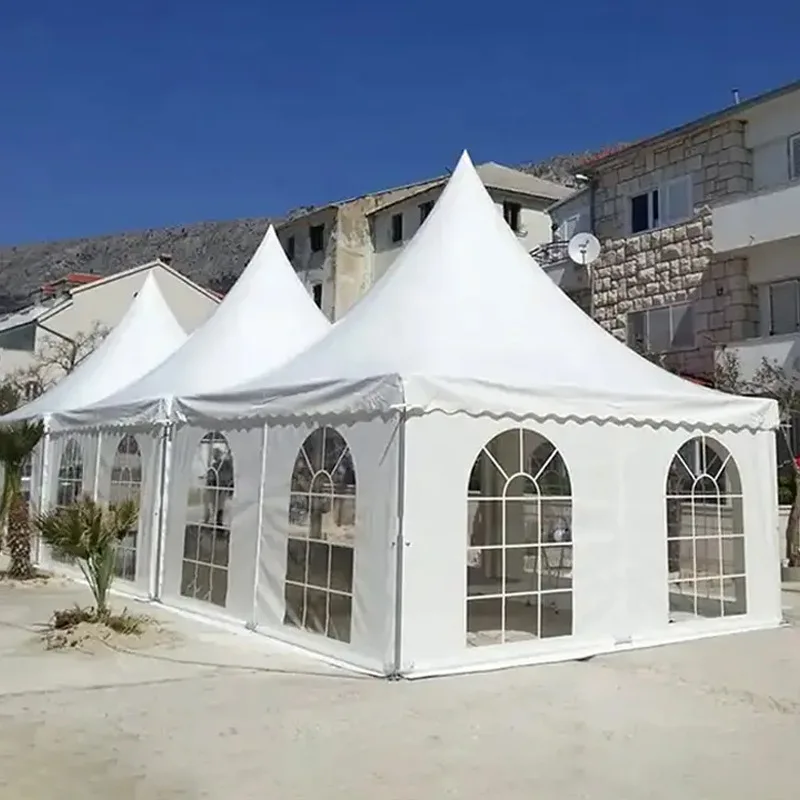 Customized Large Event Hotel Tent European-Style Outdoor Banquet Aluminum Alloy Pointed Tent for Car Exhibitions Single Layer
Customized Large Event Hotel Tent European-Style Outdoor Banquet Aluminum Alloy Pointed Tent for Car Exhibitions Single Layer