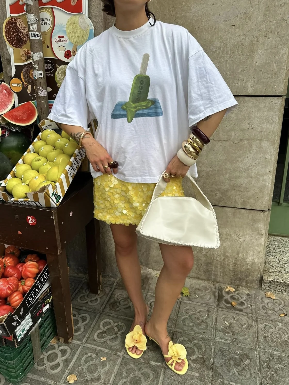 ZHAOLIN Yellow Sequin Skirt f-length Holiday Unique Chic New Summer A-line ort Skirt Mid-waist Pure Color
ZHAOLIN Yellow Sequin Skirt f-length Holiday Unique Chic New Summer A-line ort Skirt Mid-waist Pure Color