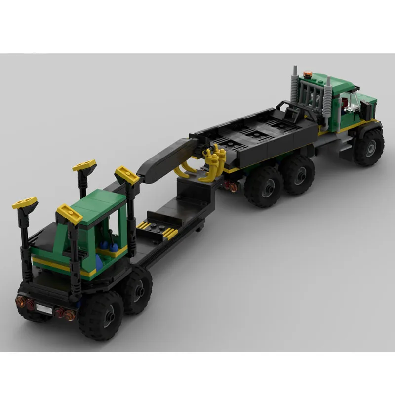 MOC-160392 City Heavy Duty Transport Logging Truck and Loader Building Block Model 485 Parts Boys' Children's Birthday Toy Gift
MOC-160392 City Heavy Duty Transport Logging Truck and Loader Building Block Model 485 Parts Boys' Children's Birthday Toy Gift