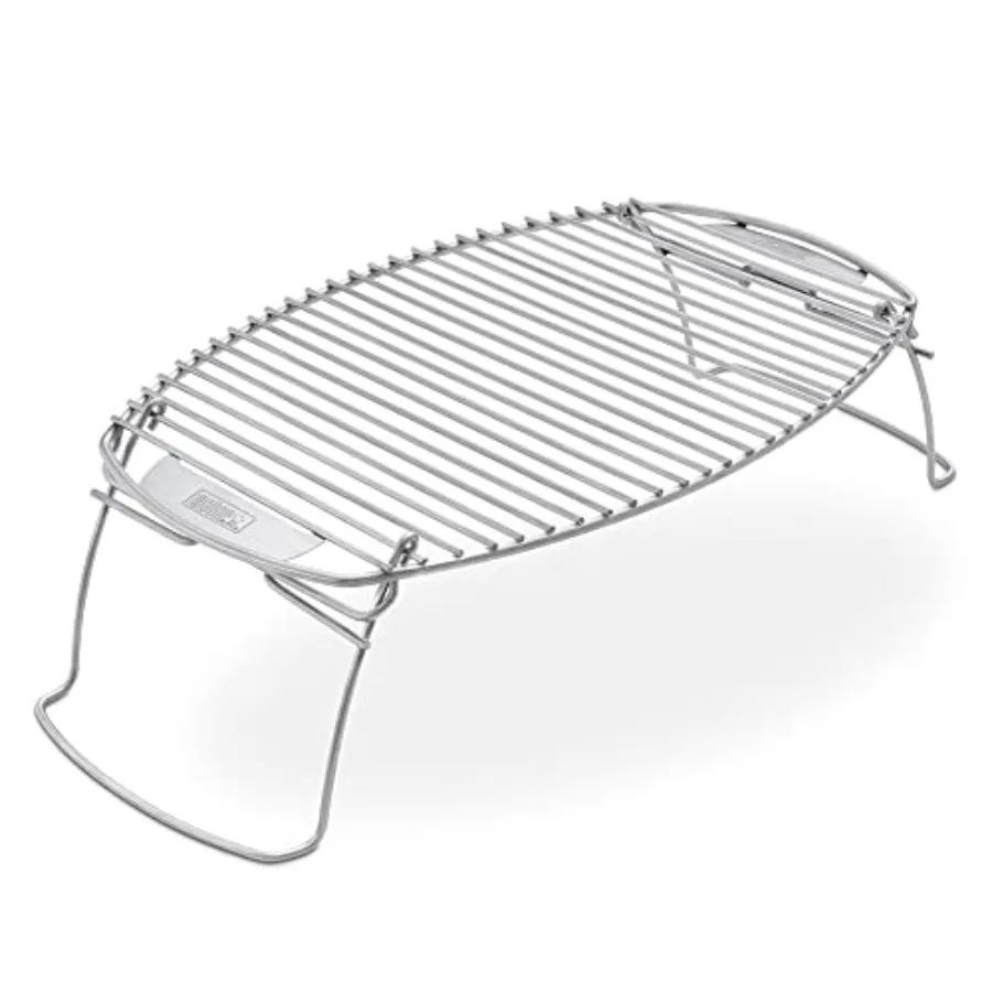 Weber Stephen Products 22" x 12" Expansion Grilling Rack Stainless Steel Elevated Rack with Collapsible Locking Legs Increases
Weber Stephen Products 22" x 12" Expansion Grilling Rack Stainless Steel Elevated Rack with Collapsible Locking Legs Increases