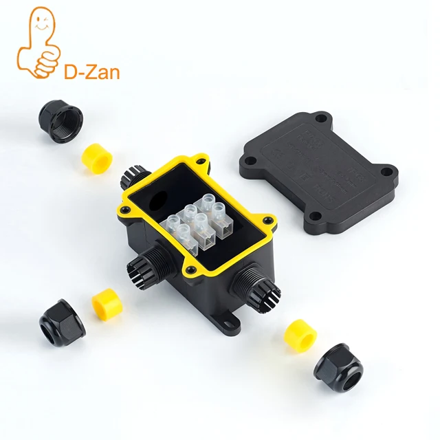 IP66 Waterproof Junction Box 2 Way 3 Way 3-6.5mm Cable Connector Sealed Retardant Electrical Outdoor Junction Box
IP66 Waterproof Junction Box 2 Way 3 Way 3-6.5mm Cable Connector Sealed Retardant Electrical Outdoor Junction Box