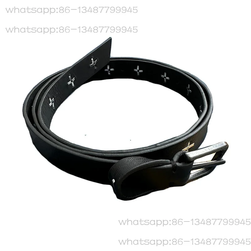 Black belt retro dark hip hop high street hedi godly, pin buckle leather belt
Black belt retro dark hip hop high street hedi godly, pin buckle leather belt