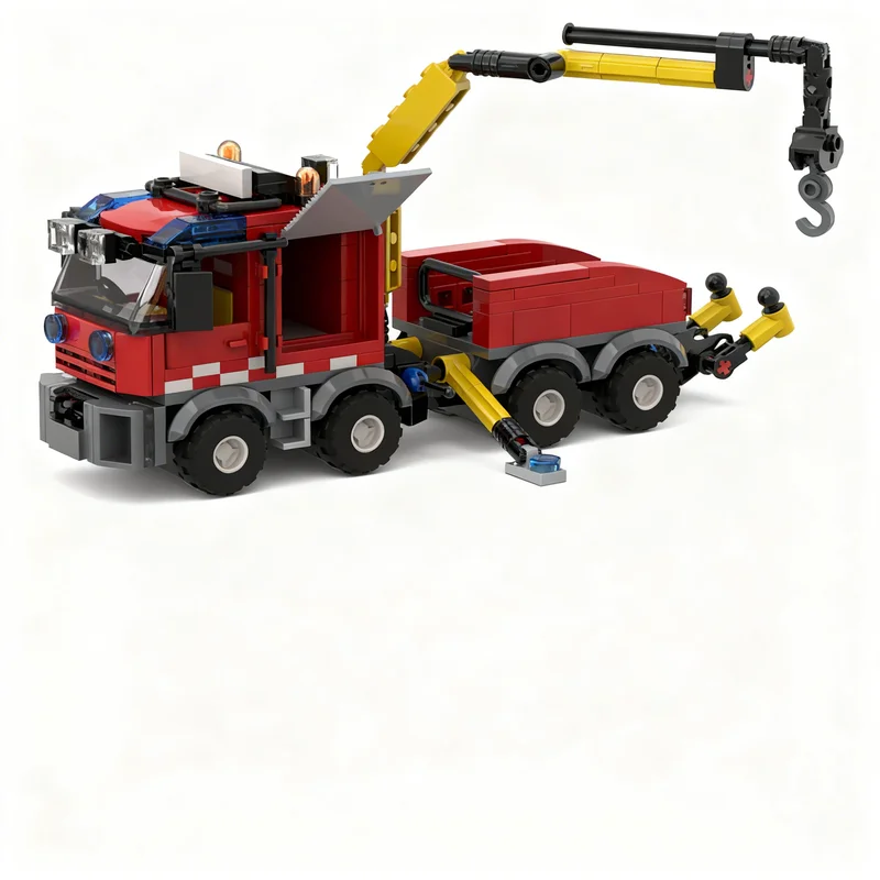 NEW 301PCS MOC Technology Heavy Rescue Wrecker Fire Truck Model DIY Creative Assembly Building Blocks Display Birthday Gift Set
NEW 301PCS MOC Technology Heavy Rescue Wrecker Fire Truck Model DIY Creative Assembly Building Blocks Display Birthday Gift Set