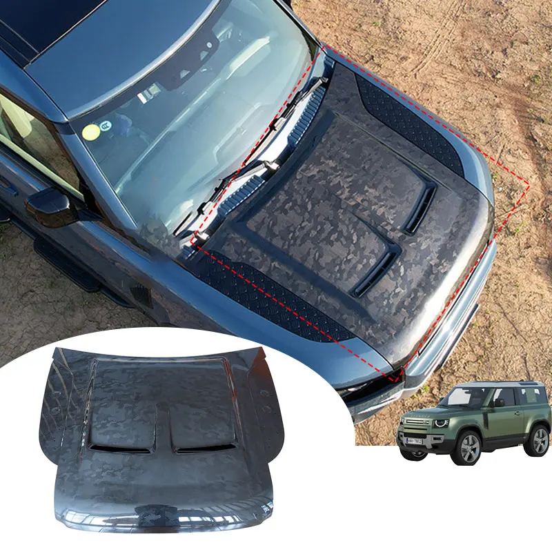 High Quality SVR Style Carbon Fiber Hood Bonnet for Land Rover Defend Rover Sport Engine Cover Hood 2020 2021 2022 2023
High Quality SVR Style Carbon Fiber Hood Bonnet for Land Rover Defend Rover Sport Engine Cover Hood 2020 2021 2022 2023