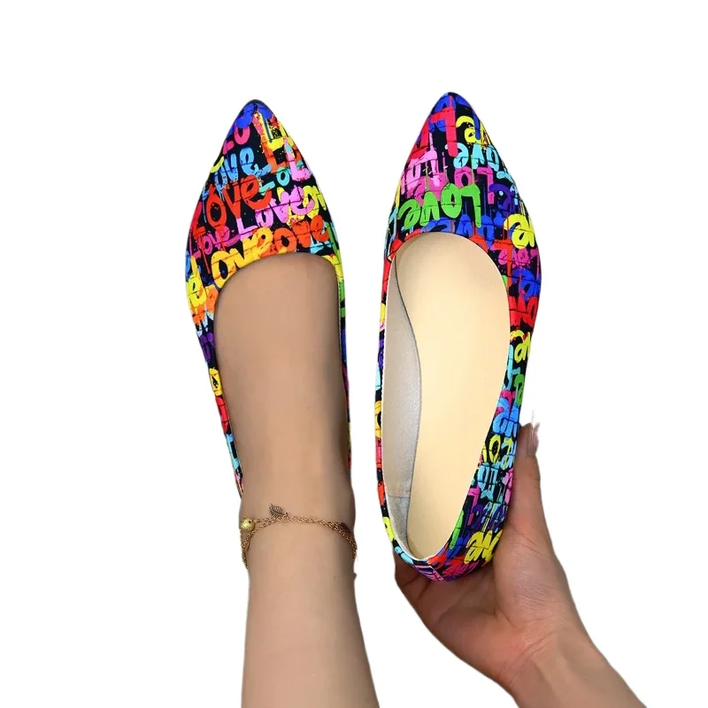 Summer Shoes Flat Ballerina Comfortable Casual Women Shoes New Arrival 2025 Women Pointed Toe Beautiful and Fashion
Summer Shoes Flat Ballerina Comfortable Casual Women Shoes New Arrival 2025 Women Pointed Toe Beautiful and Fashion