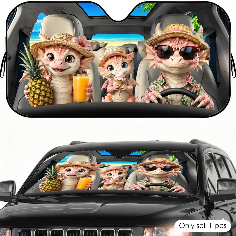 Dragon Driving Car Sun Visor Foldable Front Windshield Car Sunshade Reusable Aluminum Foil UV Heat Insulation Cover
Dragon Driving Car Sun Visor Foldable Front Windshield Car Sunshade Reusable Aluminum Foil UV Heat Insulation Cover