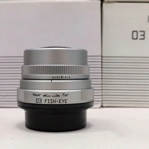 Lente ojo de pez para cámara Pentax Q Q7 Q10, 3,2mm, f5.6, Q-S1, novedad, 03