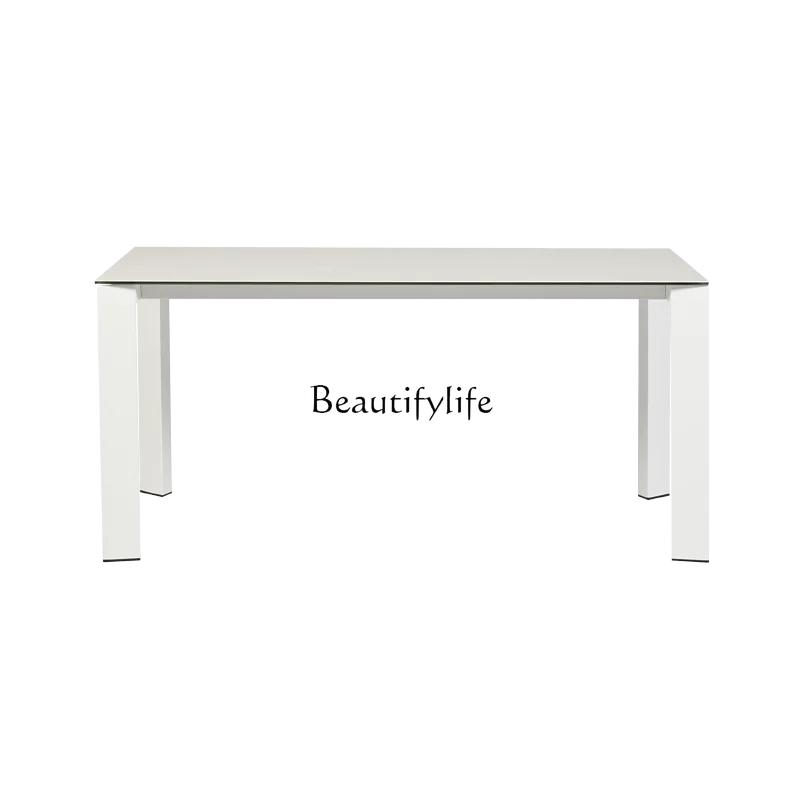 3Mm rock slab dining table rectangular modern simple household Nordic cream style dining table
3Mm rock slab dining table rectangular modern simple household Nordic cream style dining table