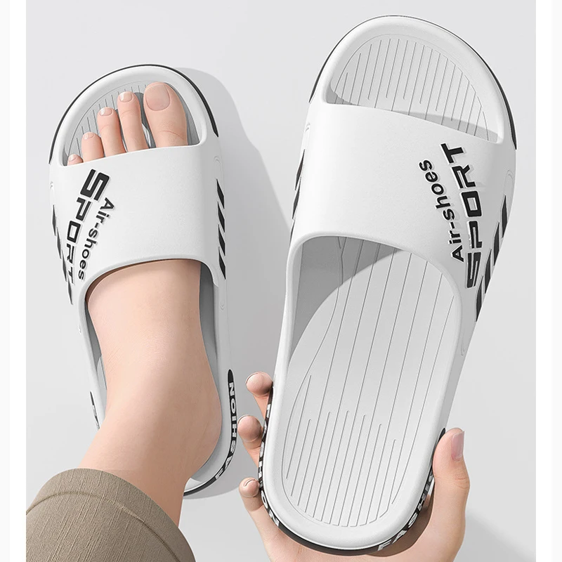 Home Men Slippers PVC Flip Flop Letter Soft Non Slip Clapper Slides Sandals Indoor Outdoor Summer Ladies House Sports Shoe Beach
Home Men Slippers PVC Flip Flop Letter Soft Non Slip Clapper Slides Sandals Indoor Outdoor Summer Ladies House Sports Shoe Beach