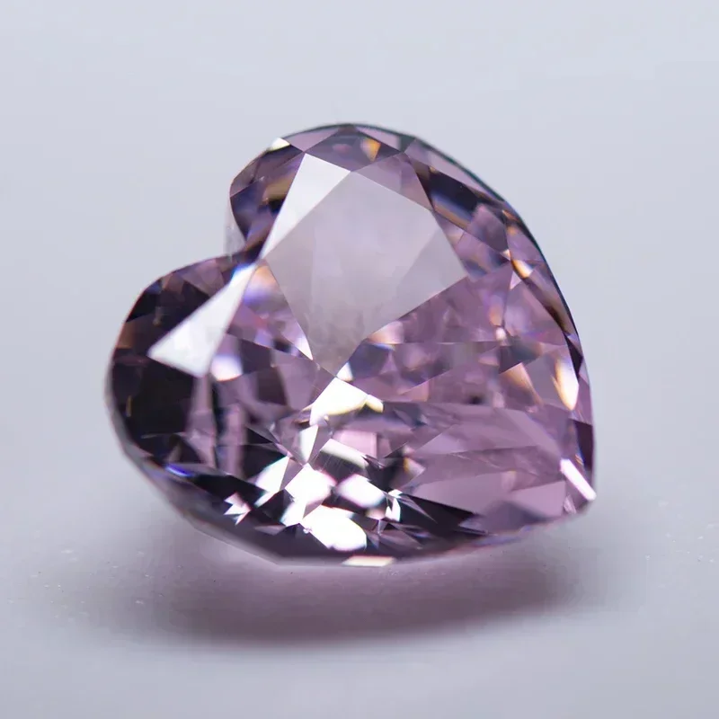 Hot Sell TOP Cubic Zirconia Wholesale No Certificate Crushed Ice Cut Heart Shape Light Pink Color Charms Beads for Diy Jewelry
Hot Sell TOP Cubic Zirconia Wholesale No Certificate Crushed Ice Cut Heart Shape Light Pink Color Charms Beads for Diy Jewelry