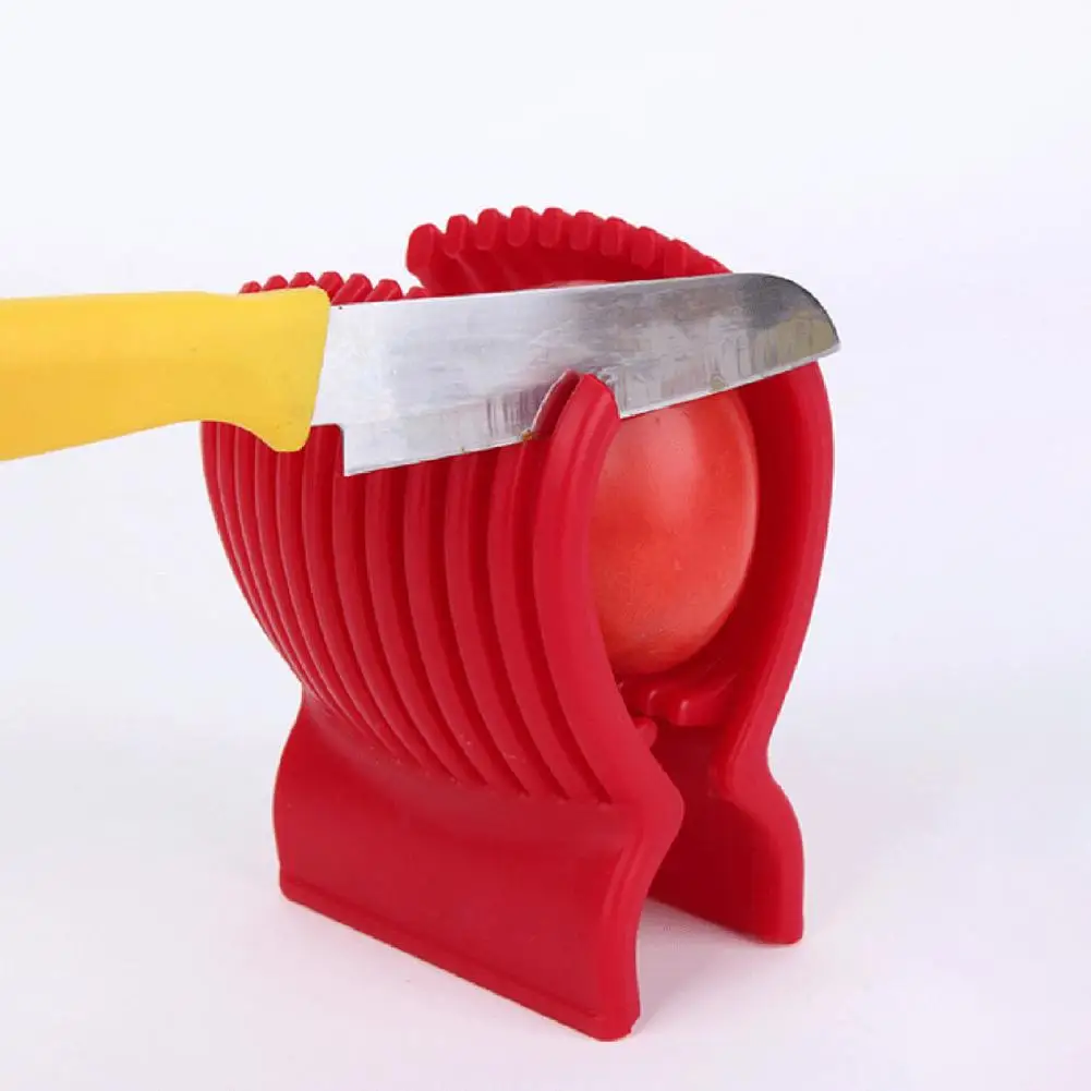 Tomato Slicer Holder Dishwasher Safe Fruit Slicer Tomato Holder with Firm Grip Vegetable Cutter Slicing Tomatoes Onions Potatoes
Tomato Slicer Holder Dishwasher Safe Fruit Slicer Tomato Holder with Firm Grip Vegetable Cutter Slicing Tomatoes Onions Potatoes