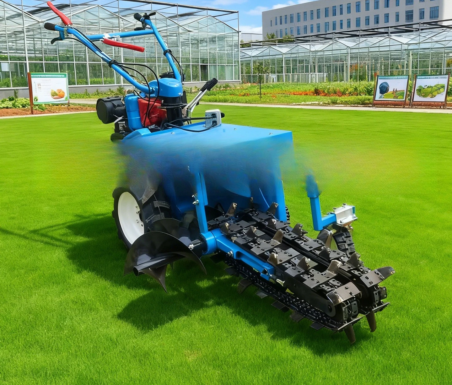 Agricultural chain deep trenching machine Multifunctional small orchard grooving machine
Agricultural chain deep trenching machine Multifunctional small orchard grooving machine