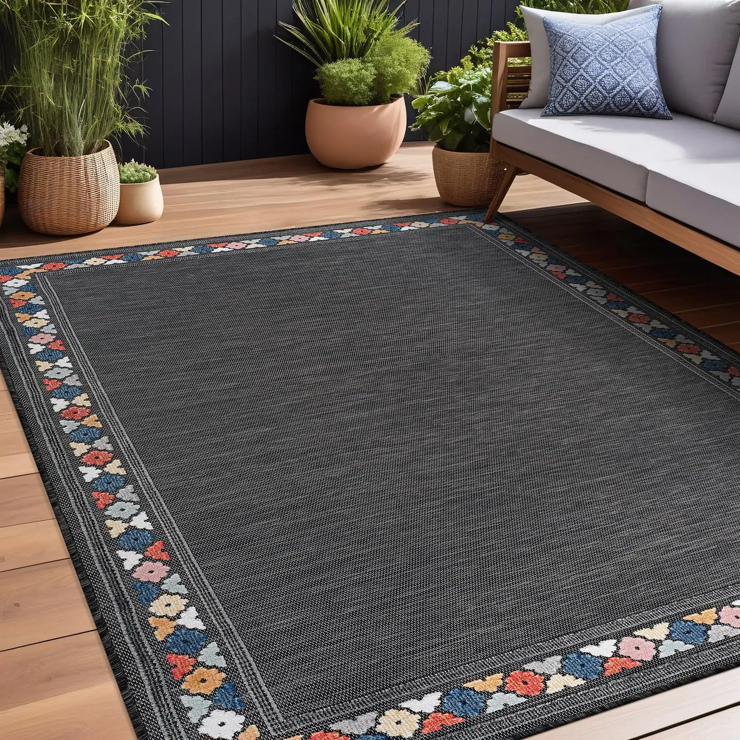 Outdoor Rug 5x7 Modern Bordered Area Rugs for Indoor and Outdoor Patio Easy to Clean Non Shedding Living Room Porch Garden Wa
Outdoor Rug 5x7 Modern Bordered Area Rugs for Indoor and Outdoor Patio Easy to Clean Non Shedding Living Room Porch Garden Wa