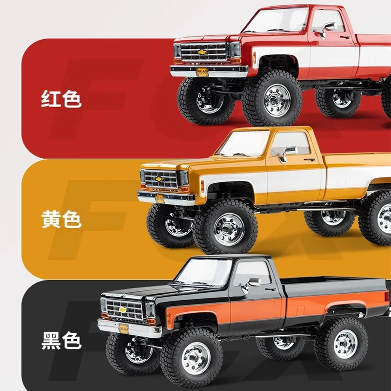 FMS 1:18 FCX18 Chevrolet K10 RC Crawler 2 Speed Mechanical Transmission Metal Shock Absorber Front Rear Portal Axle Off Road Toy
FMS 1:18 FCX18 Chevrolet K10 RC Crawler 2 Speed Mechanical Transmission Metal Shock Absorber Front Rear Portal Axle Off Road Toy