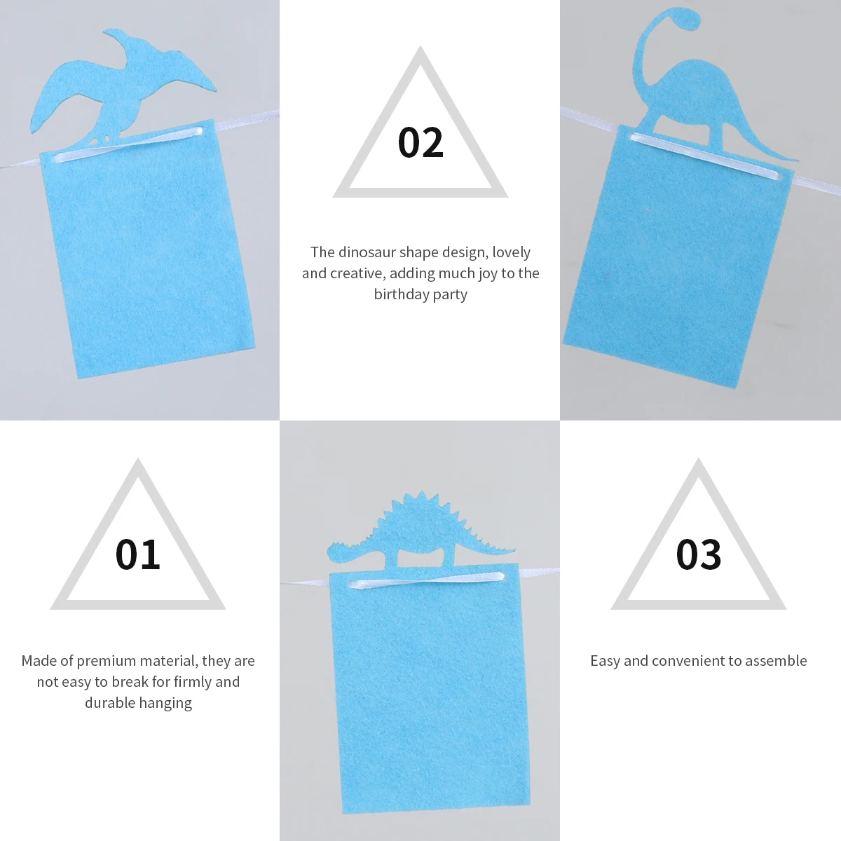Dinosaur Theme Flag Pull Hanging Flags Birthday Decoration Creative Pendant Decorate Lovely Party Banners Felt Interesting
Dinosaur Theme Flag Pull Hanging Flags Birthday Decoration Creative Pendant Decorate Lovely Party Banners Felt Interesting