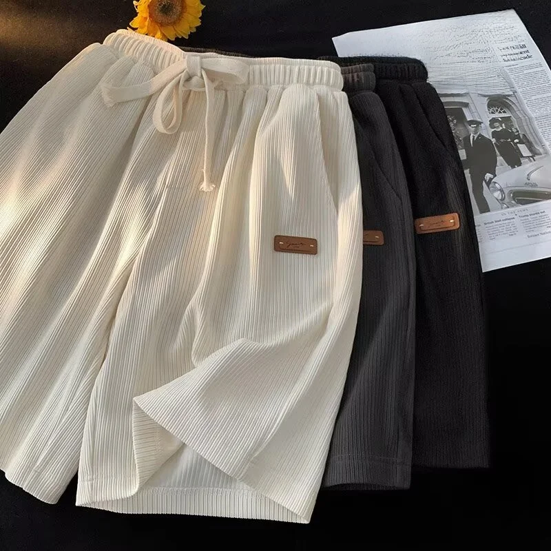 Summer New American Style Women's Loose Fit Five Inch Shorts Thin Design Casual Sporty plus Size Straight Leg Polyester Fiber
Summer New American Style Women's Loose Fit Five Inch Shorts Thin Design Casual Sporty plus Size Straight Leg Polyester Fiber