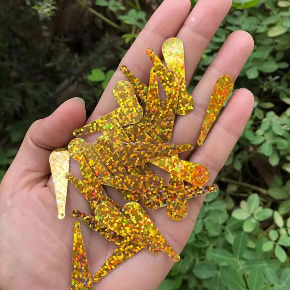 Голографические пайетки-капли 10*33 мм для украшения свадебных платьев, танцевальной одежды, головных уборов, украшений для волос, бейсболок, цветные, для шитья
Голографические пайетки-капли 10*33 мм для украшения свадебных платьев, танцевальной одежды, головных уборов, украшений для волос, бейсболок, цветные, для шитья