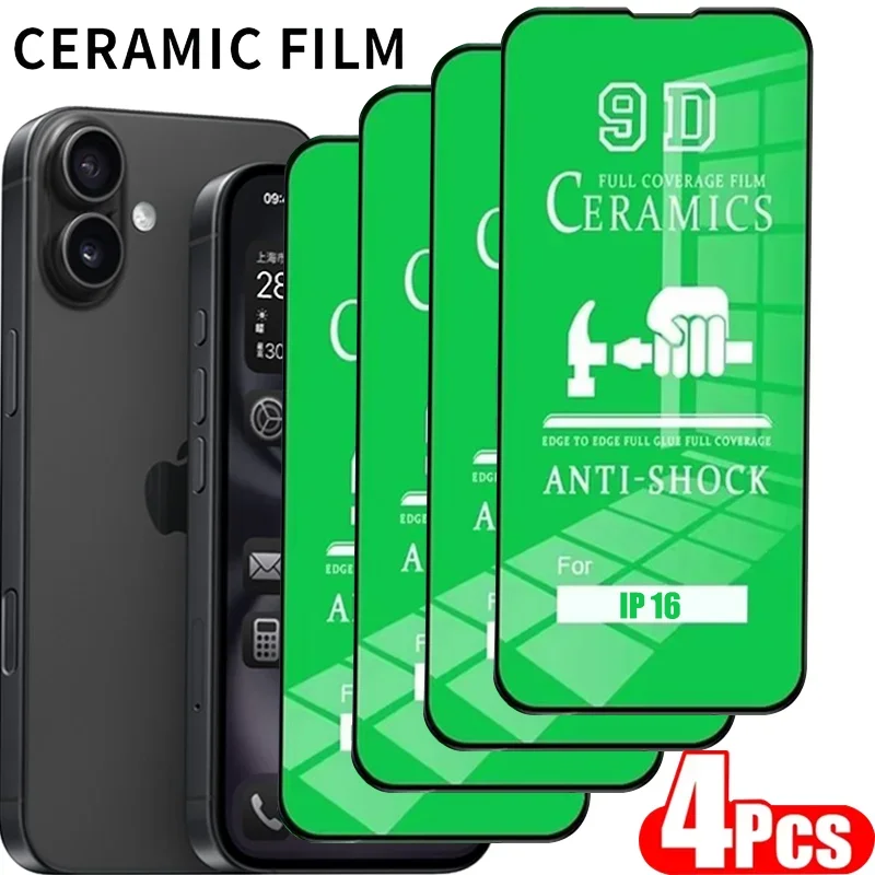 4Pcs HD Soft Ceramic Film for IPhone 16 11 12 13 Pro Max Mini 14 15 Plus Screen Protector for IPhone XS MAX X XR SE Not Glass
4Pcs HD Soft Ceramic Film for IPhone 16 11 12 13 Pro Max Mini 14 15 Plus Screen Protector for IPhone XS MAX X XR SE Not Glass