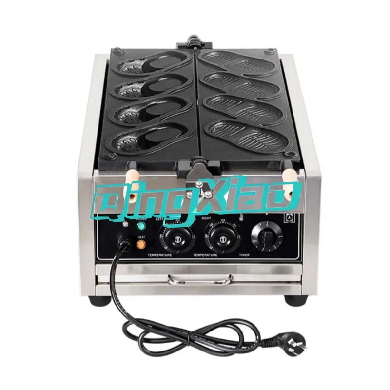 Commercial Electric Clog Shape Egg Waffle Maker Food Grade Stuffed Bread Machine Cave Shoe Waffle Machine For Street Vending
Commercial Electric Clog Shape Egg Waffle Maker Food Grade Stuffed Bread Machine Cave Shoe Waffle Machine For Street Vending