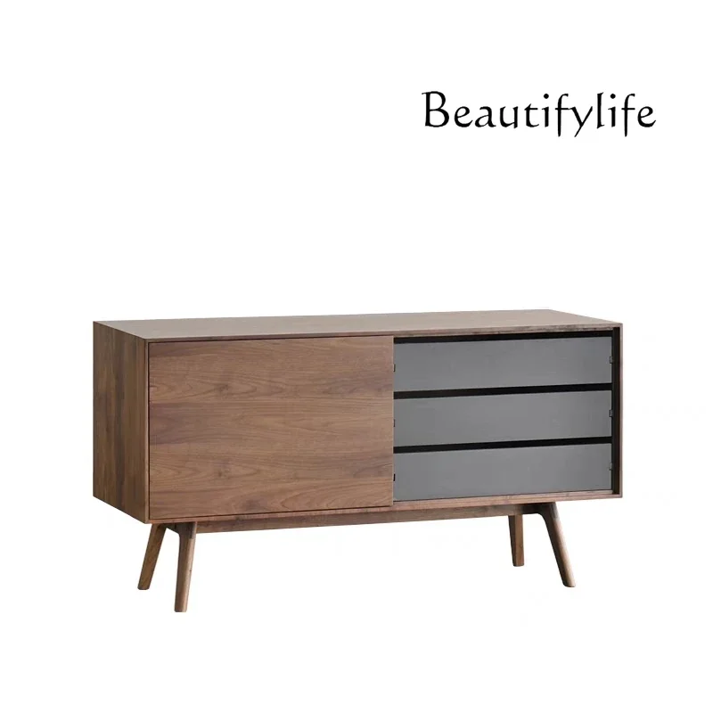 Muebles de SalónИтальянский минималистичный шкаф-буфет из цельного дерева, скандинавский шкаф для хранения из черного ореха в японском стиле
Muebles de SalónИтальянский минималистичный шкаф-буфет из цельного дерева, скандинавский шкаф для хранения из черного ореха в японском стиле