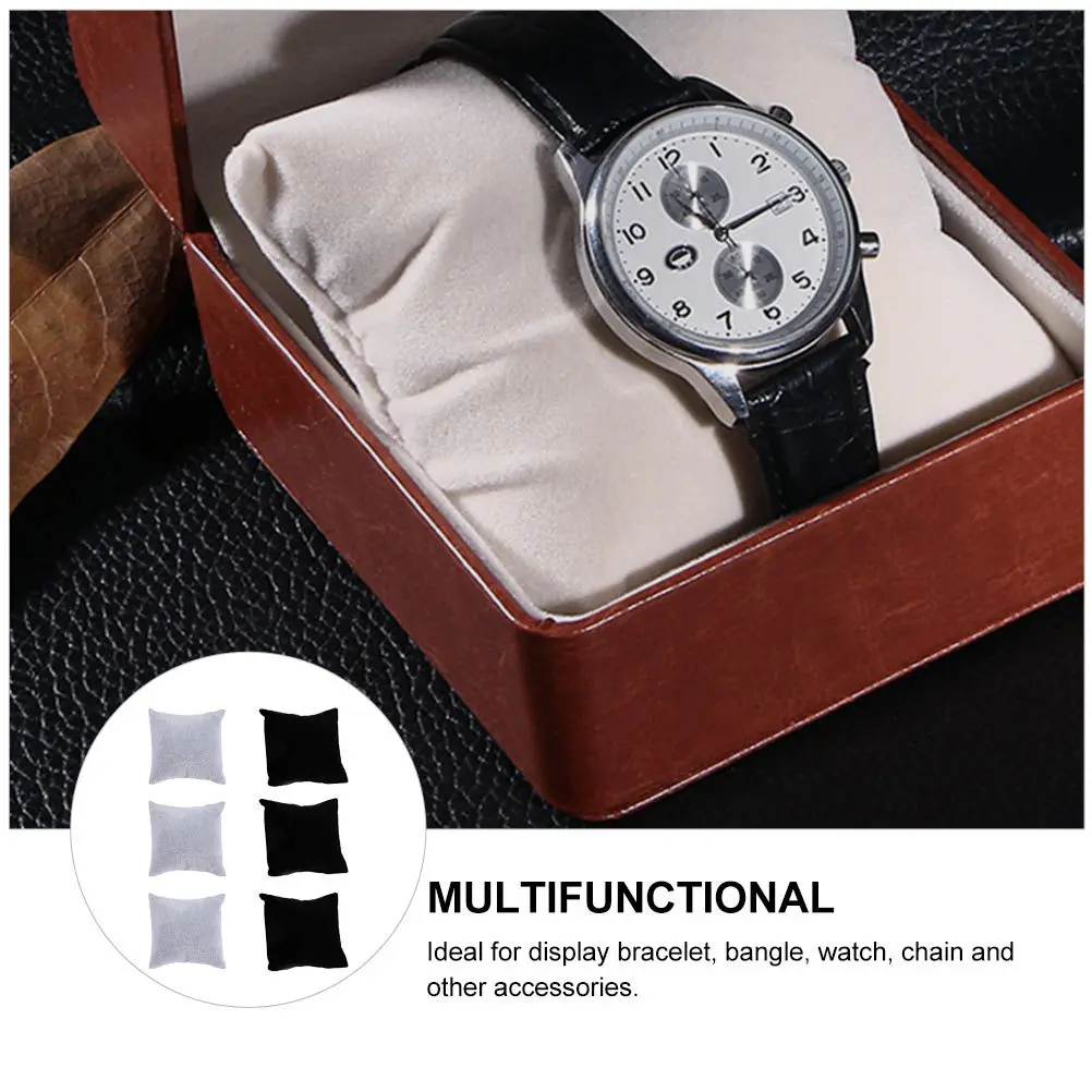 6pcs Jewelry Pillows Soft Lightweight Bracelet Bangle Watch Chain Holder For Retail Store Showcase Travel Trade Show Museum 
6pcs Jewelry Pillows Soft Lightweight Bracelet Bangle Watch Chain Holder For Retail Store Showcase Travel Trade Show Museum