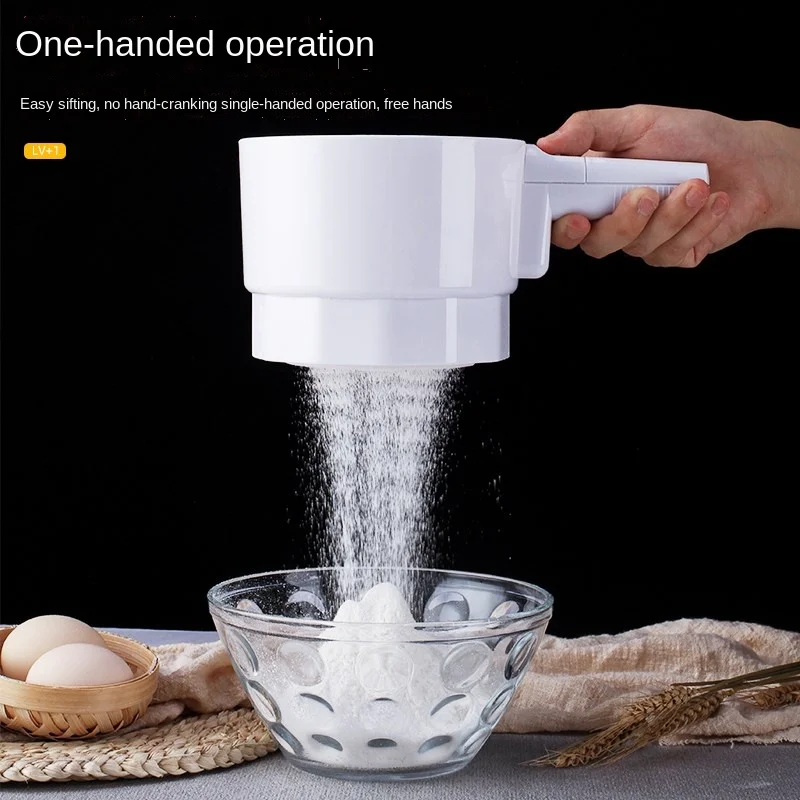 Plastic Cup Shape Mechanical Flour Sieve Electrical Sifter Shaker Powder Icing Sugar Electric Baking Tools
Plastic Cup Shape Mechanical Flour Sieve Electrical Sifter Shaker Powder Icing Sugar Electric Baking Tools