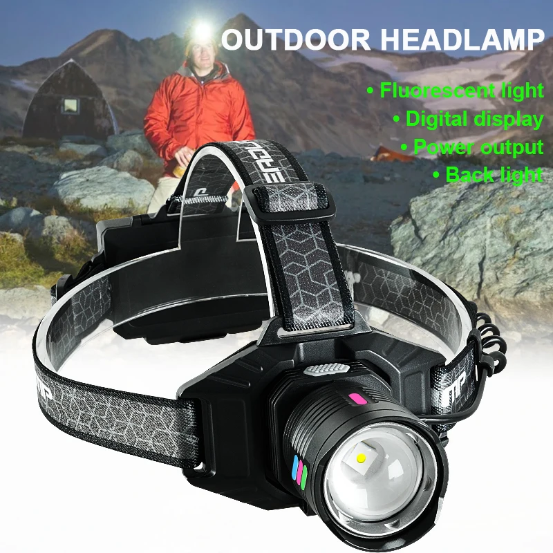 Rechargeable Powerful LED Headlamp With Back Light Head Flashlight Outdoor Fishing Head Torch Super Bright Camping Riding Lamp
Rechargeable Powerful LED Headlamp With Back Light Head Flashlight Outdoor Fishing Head Torch Super Bright Camping Riding Lamp