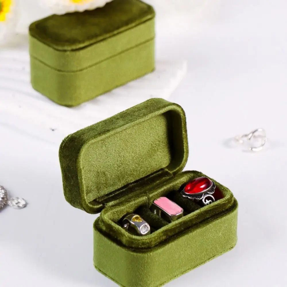 Luxury Velvet Rings Holder Square Anti-collision Rings Display Case Packaging Storage Jewelry Organizer Marriage Anniversary
Luxury Velvet Rings Holder Square Anti-collision Rings Display Case Packaging Storage Jewelry Organizer Marriage Anniversary