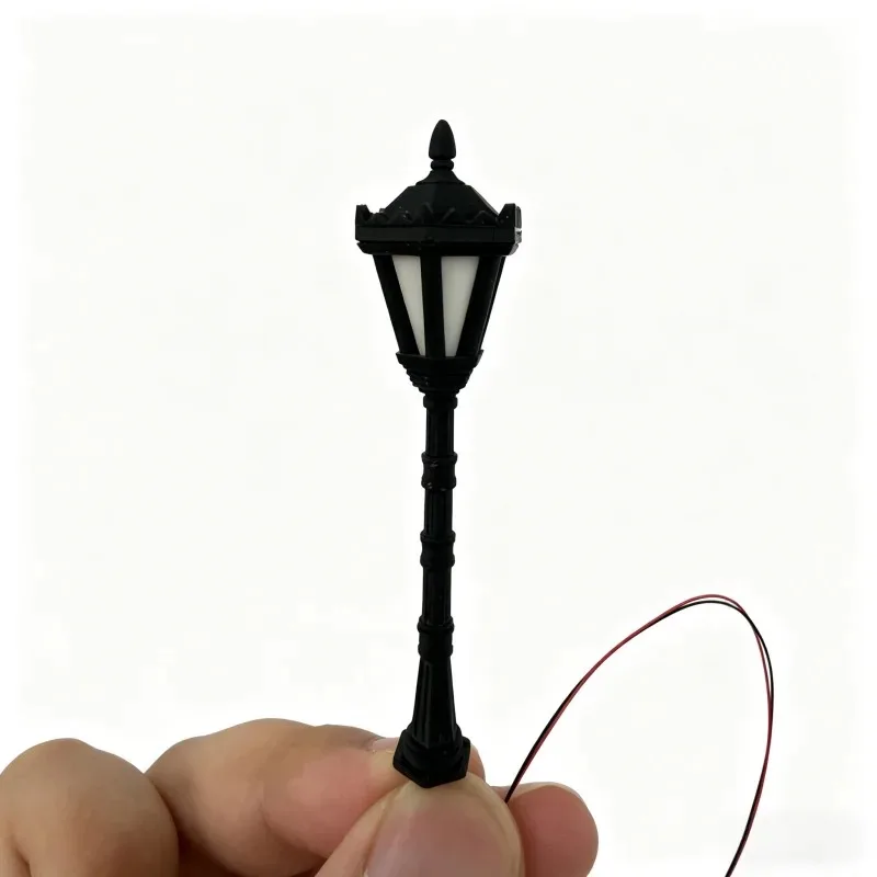 1pcs 3D Printed Model Street Light Warm White LED Miniature Lamppost for Sand Table Diorama Layout Model Building Accessories
1pcs 3D Printed Model Street Light Warm White LED Miniature Lamppost for Sand Table Diorama Layout Model Building Accessories