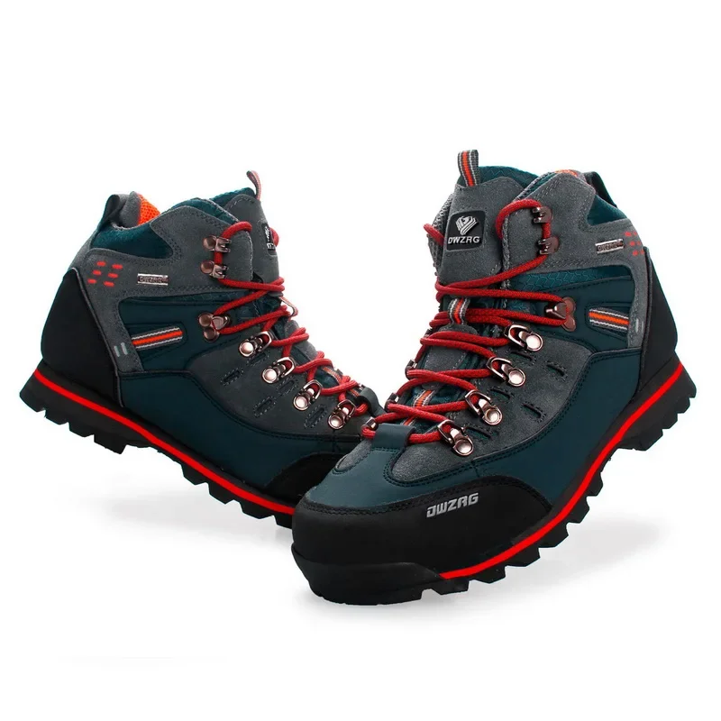 Genuine Leather Men's Hiking Shoes Men High-top Waterproof Mountain Sneakers Outdoor Climbing Sports Shoes Male Off-road Boots
Genuine Leather Men's Hiking Shoes Men High-top Waterproof Mountain Sneakers Outdoor Climbing Sports Shoes Male Off-road Boots
