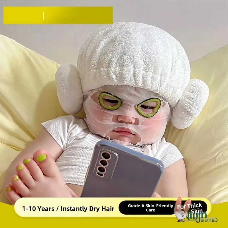 Super Absorbent Double Layer Thiened Children's Dry Hair Cap Fast Drng Baby Bath Cap Cute Head Wrap for Girls
Super Absorbent Double Layer Thiened Children's Dry Hair Cap Fast Drng Baby Bath Cap Cute Head Wrap for Girls
