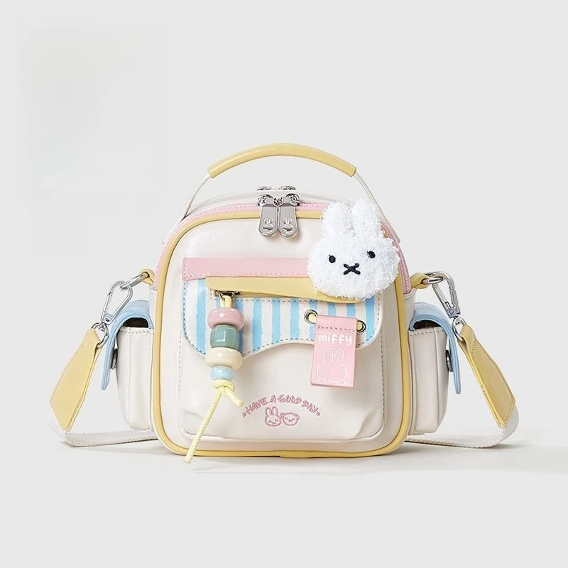 Miffy Kawaii Cute Crossbody Bag Candy Color Shoulder Purse for Young Women Teens Daily Use Versatile Cartoon Decor Bunny Handbag
Miffy Kawaii Cute Crossbody Bag Candy Color Shoulder Purse for Young Women Teens Daily Use Versatile Cartoon Decor Bunny Handbag