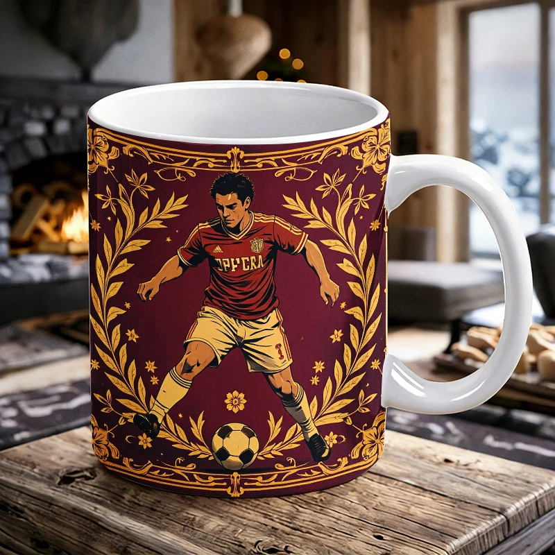 Victory Emblem Gold and Garnet Soccer Art Print Mug with a bottle opener function of 2026 Major Football Event
Victory Emblem Gold and Garnet Soccer Art Print Mug with a bottle opener function of 2026 Major Football Event