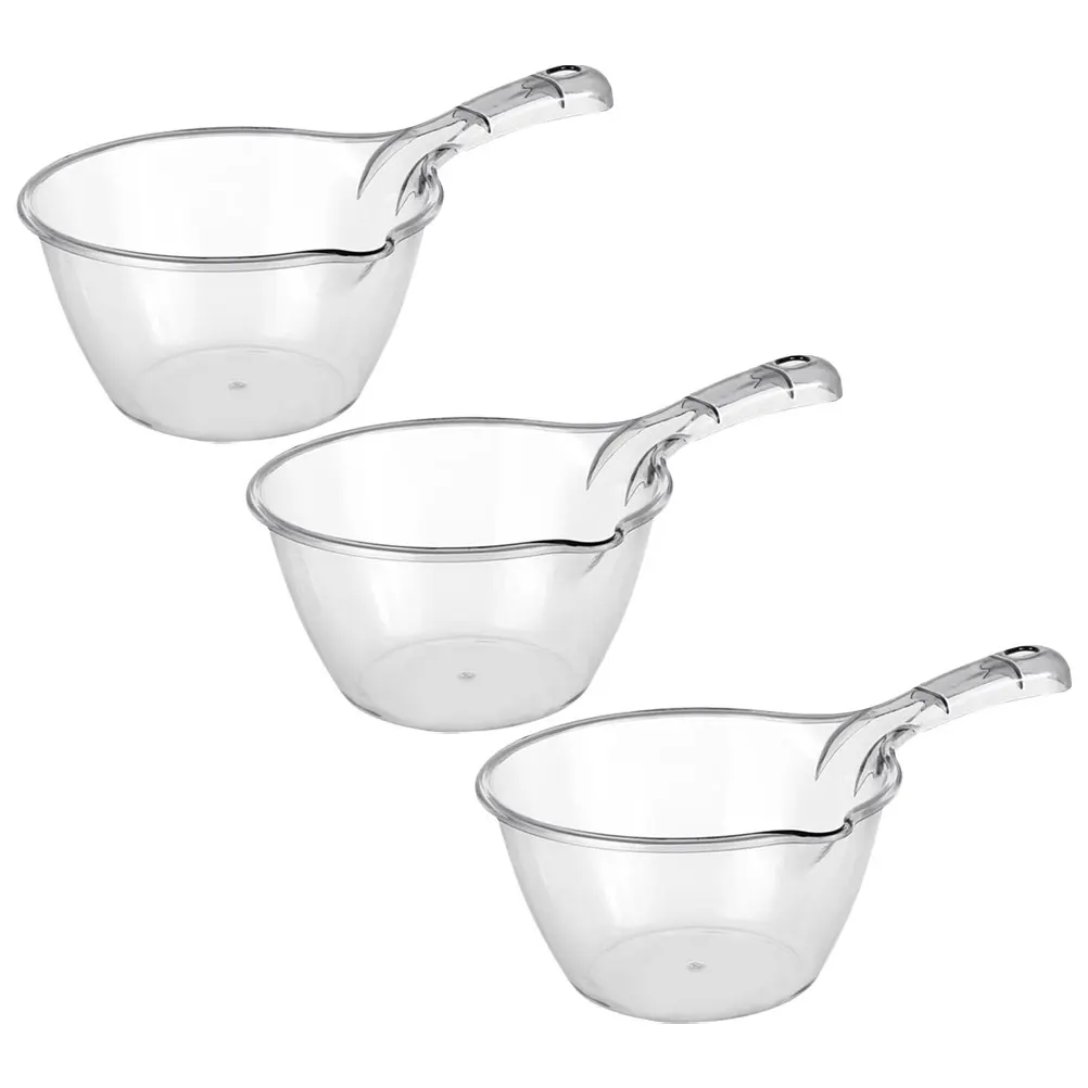 3pcs Plastic Water Ladle Large Capacity Kitchen Bath Supplies Thickened Spoon for Vegetable Washing Plant Watering
3pcs Plastic Water Ladle Large Capacity Kitchen Bath Supplies Thickened Spoon for Vegetable Washing Plant Watering