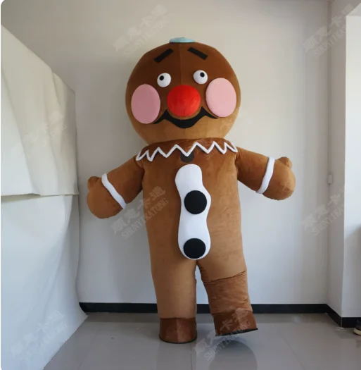New Adult Halloween Christmas Cute Gingerbread Man Cookie Fancy Dress Cartoon Mascot Costume Plush Fancy Dress Mascot Costume
New Adult Halloween Christmas Cute Gingerbread Man Cookie Fancy Dress Cartoon Mascot Costume Plush Fancy Dress Mascot Costume