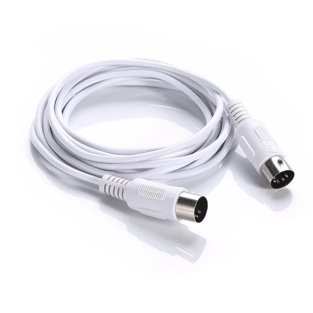 1.5M Midi Music Cable 5-Pin Connector Electronic Keyboard Line For Synthesizer Organ Piano Stable Signal Fast Data Transfer
1.5M Midi Music Cable 5-Pin Connector Electronic Keyboard Line For Synthesizer Organ Piano Stable Signal Fast Data Transfer